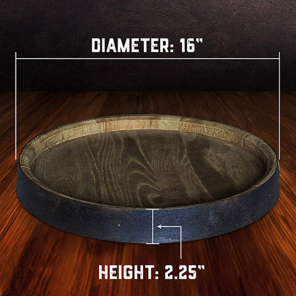 Whiskey Display Barrel Top dimensions